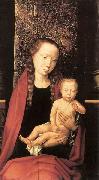 Hans Memling, Virgin and Child Enthroned
